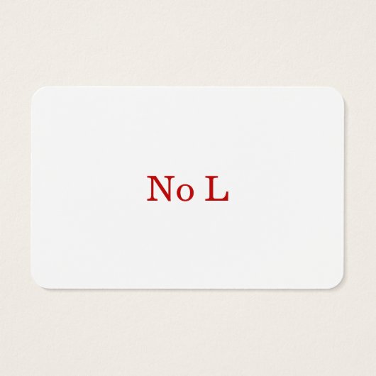 クリスマスのLなし (裏面)