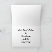 クリスマスのLemur シーズンカード (内部)