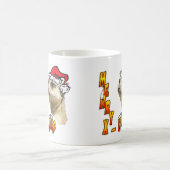 クリスマスのMeerkatのコーヒー・マグ コーヒーマグカップ (中央)