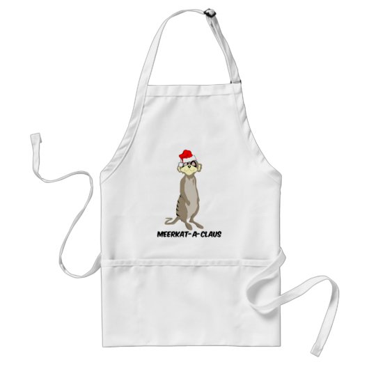 クリスマスのmeerkat スタンダードエプロン (正面)