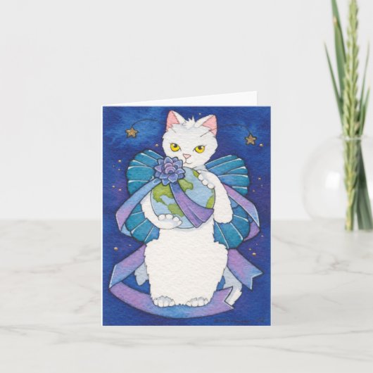 クリスマスのnotecardのための平和 シーズンカード (正面)