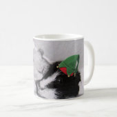 クリスマスのPeegsのモルモットの覆い コーヒーマグカップ (正面右)