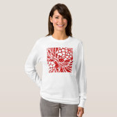 クリスマスのPineconesの芸術のグラフィック Tシャツ (正面フル)