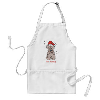 クリスマスのSharpei犬 スタンダードエプロン