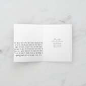 クリスマスのSnowyの不思議の国wのサボテンのクリスチャンカード ノートカード (内部)