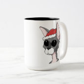 クリスマスのSphynxのマグ ツートーンマグカップ (正面右)