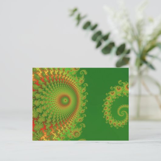 クリスマスのSpiroleの郵便はがき シーズンポストカード (スタンド正面)