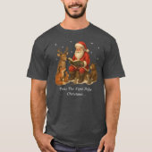 クリスマスのTシャツの前の晩だった Tシャツ (正面)