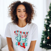 クリスマスのTシャツを応援一杯お持ち Tシャツ