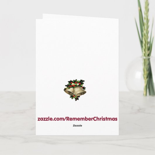 クリスマスのtreのinfrontを祈っている犬を持つ女の子 シーズンカード (裏面)