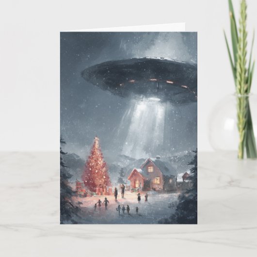 クリスマスのUFO シーズンカード (正面)