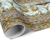 クリスマスのVivaのバロック湾 ラッピングペーパー (ロールコーナー)