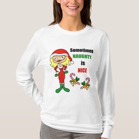 クリスマスはいけな時々素敵だ – Blonde Blond Tシャツ (正面)