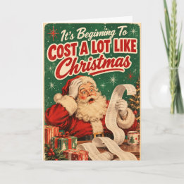 クリスマスはお金がかかるものになってきたね カード