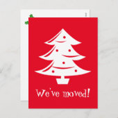 クリスマスはがきを新しい住所に移動した シーズンポストカード (正面/裏面)