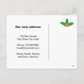 クリスマスはがきを新しい住所に移動した シーズンポストカード (裏面)