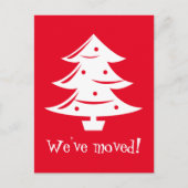クリスマスはがきを新しい住所に移動した シーズンポストカード (正面)