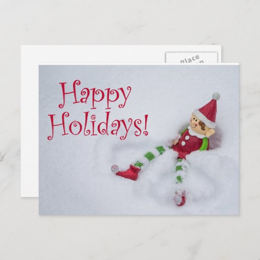 クリスマスはがき シーズンポストカード (正面/裏面)