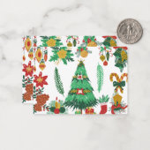 クリスマスはがき ノートカード (正面/裏面インサイチュ)