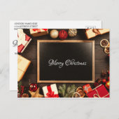 クリスマスはがき ポストカード (正面/裏面)