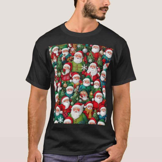 クリスマスはこちら – Joyful Noel 2024 Tシャツ (正面)