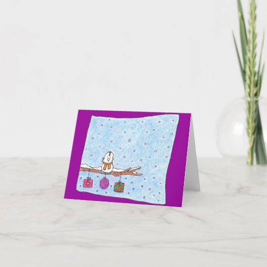 クリスマスはしっと言って追い払いますしっと言って追い払います シーズンカード (正面)