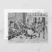 クリスマスはの下で、またはキス跳ね回ります シーズンポストカード (正面/裏面)