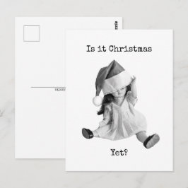 クリスマスはまだ？  ポストカード