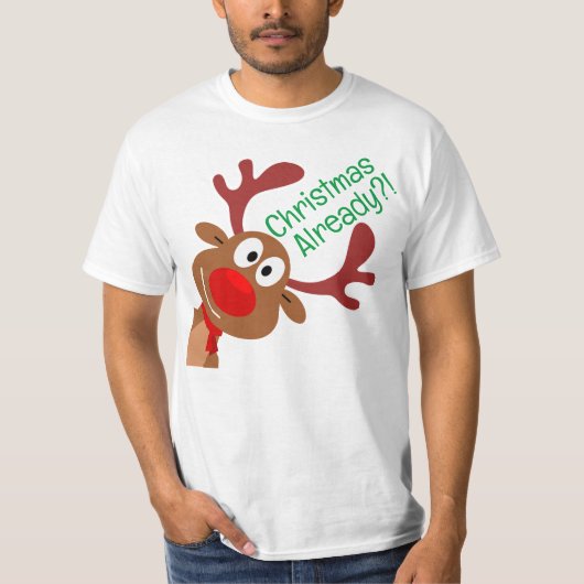 クリスマスはもう?!Tシャツ Tシャツ (正面)