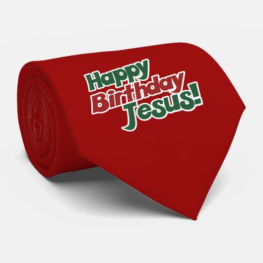 クリスマスはイエス誕生日 ネクタイ (ロール)