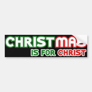 クリスマスはイエス・キリスト・クリスチャン・ユナイトのためだ バンパーステッカー