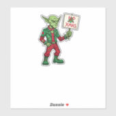 クリスマスはイヤだ - 反逆のエイリアンスタイル シール (シート)