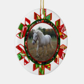 クリスマスはオーナメントを来ています セラミックオーナメント (右)