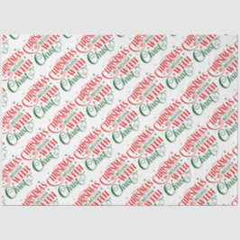 クリスマスはキリストから始まるタイポグラフィ 薄葉紙