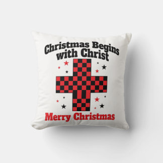 クリスマスはキリストから始まるピローギフト クッション
