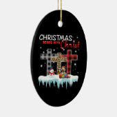 クリスマスはキリストから始まる セラミックオーナメント (右)