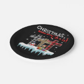 クリスマスはキリストから始まる ペーパープレート (アングル)