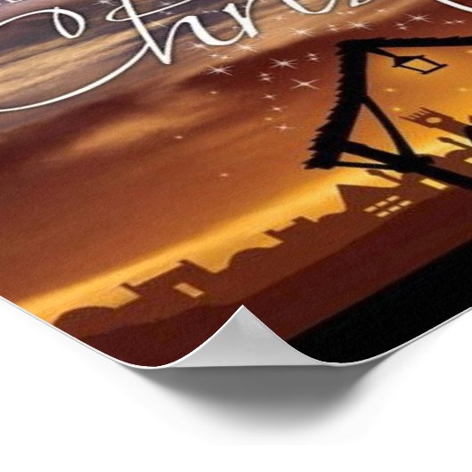 クリスマスはキリストから始まる ポスター (角)