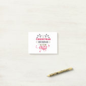 クリスマスはキリストから始まる ポストイット (デスク上)