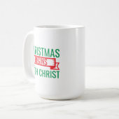 クリスマスはキリストから始まる-15523 コーヒーマグカップ (正面左)