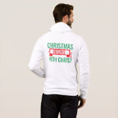 クリスマスはキリストから始まる-15523 Tシャツ (裏面フル)