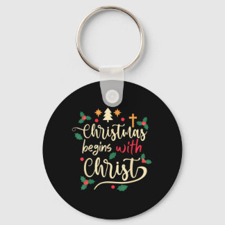 クリスマスはキリストから始まる Xmasの日 キリスト教 キーホルダー