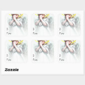 クリスマスはキリストの天使祈から始まる スクエアシール (シート)