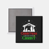 クリスマスはキリスト教Jから始まる マグネット (正面/裏面)