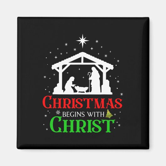 クリスマスはキリスト教Jから始まる マグネット (正面)