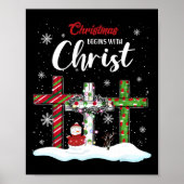クリスマスはキリスト雪だるまクリスチャン・クロから始まる ポスター (正面)