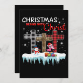 クリスマスはキリスト・ラブ・フラミンゴから始まる セーブザデート (正面/裏面)