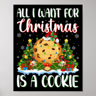クリスマスはクッキーのクリスマスツリーのライトが欲しい ポスター