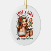 クリスマスはクリスマスが大好きな女の子に贈る セラミックオーナメント (右)