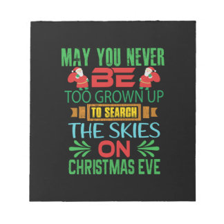 クリスマスはクリスマスイブに空を贈る ノートパッド